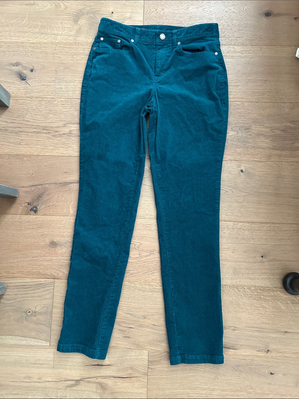 Brooks brothers size 6 Teal Corduroy Slim Pants